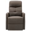 vidaXL massagefåtölj med uppresningshjälp taupe tyg