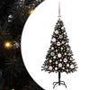 vidaXL Julgran Svart 120 cm PVC