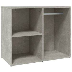 vidaXL Kl&auml;dsk&aring;p betonggr&aring; 80x40x65 cm konstruerat tr&auml;