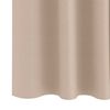 vidaXL M&ouml;rkl&auml;ggningsgardiner med Ringar 2 pcs Taupe 225 x 140 cm