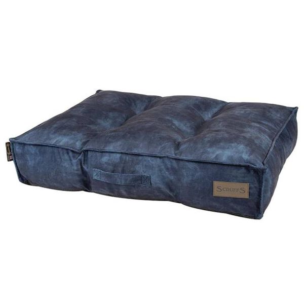 Scruffs & Tramps Hundmadrass Kensington stl M 80x60 cm marinbl&aring;