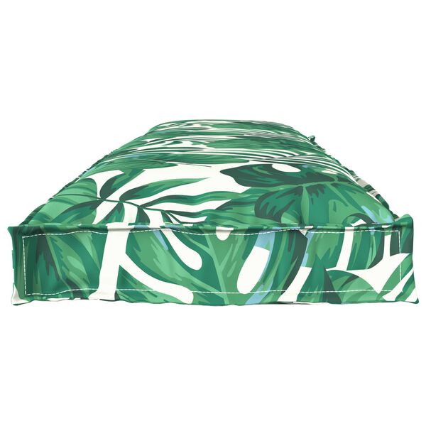 vidaXL Pallkuddset 2 pcs Bladm&ouml;nster 150 x 40 x 8 cm Oxford Tyg