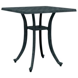 vidaXL Tr&auml;dg&aring;rdsbord gr&ouml;n 53x53x53 cm gjuten aluminium