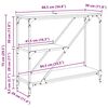 vidaXL Konsolbord Artisan Ek 88,5 x 30 x 75 cm Konstruerat tr&auml;