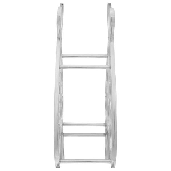 vidaXL Vinställ Silver 38 x 33 x 13 cm Aluminium