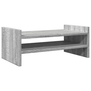 vidaXL Sk&auml;rmst&auml;ll gr&aring; sonoma 50x27x20 cm konstruerat tr&auml;
