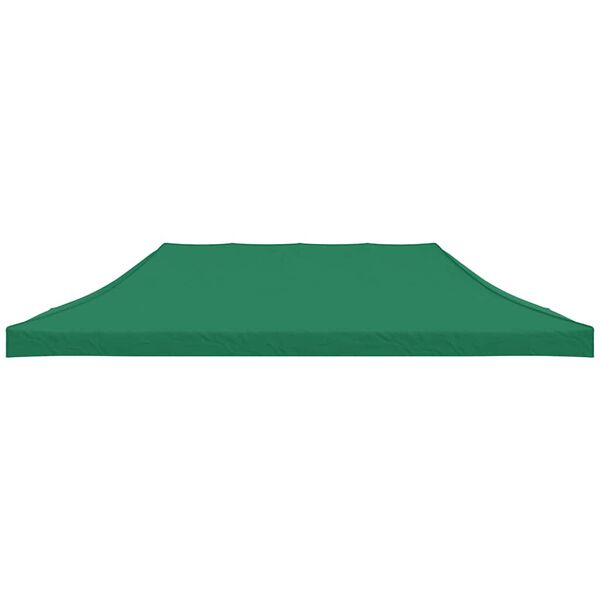 vidaXL Tak till partytält 6x3 m grön 270 g/m²
