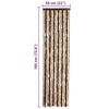 vidaXL Insektsdraperi beige och ljusbrun 56x185 cm chenille