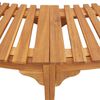 vidaXL Bubbelbad Omgivning Brun &Oslash;275 x 55,5 cm Massivt Akaciatr&auml;