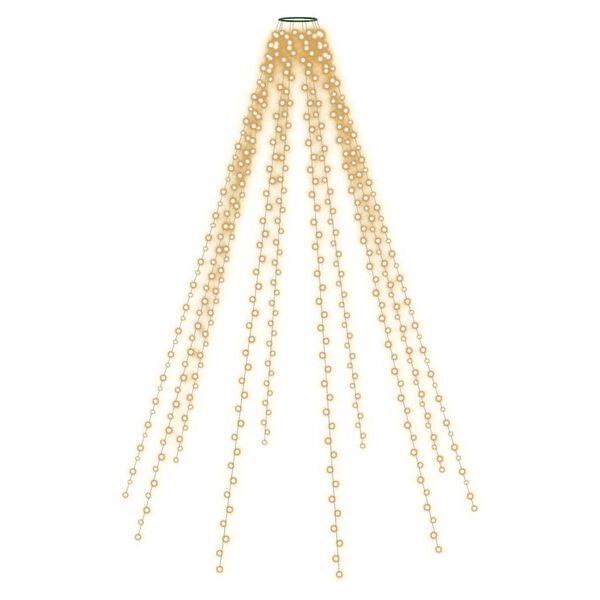 vidaXL Ljusnät för julgran 500 LED 500 cm