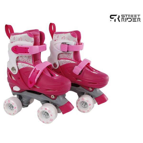 Street Rider Rullskridskor justerbara stl 31-34 rosa