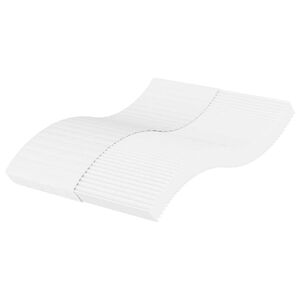 vidaXL Skummadrass vit 120x210 cm h&aring;rdhet H2 H3