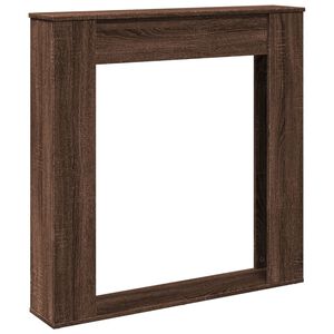 vidaXL Spiselkrans brun ek 100x20x100 cm konstruerat tr&auml;