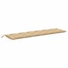 vidaXL B&auml;nkdyna melerad beige 200x50x7 cm tyg