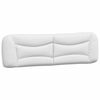 vidaXL Headboard Cushion "Hvar" White 183 cm Faux Leather