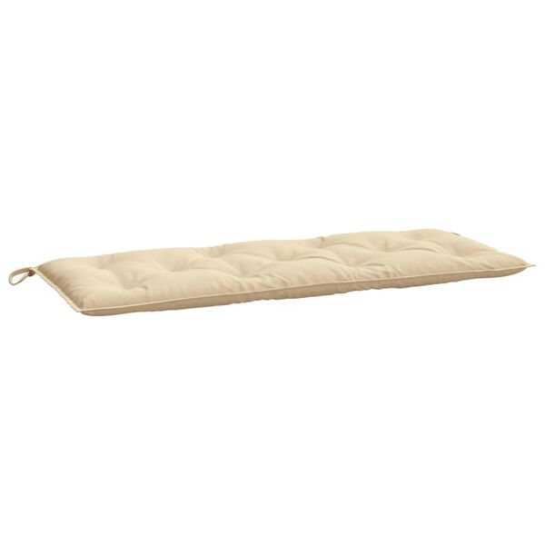 vidaXL Bänkdynor för trädgården 2st beige 120x50x7cm oxfordtyg