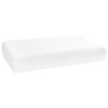 vidaXL Sovkudde 80 x 40 x 12,5 cm Medium Minneskum Vit