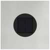 vidaXL Solcell LED-v&auml;gbelysning 2 pcs Silver Galvaniserad