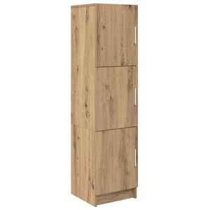 vidaXL Sk&aring;p Artisan Ek 31.5 x 32 x 122.5 cm