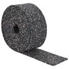 vidaXL Gummigranulatmatta Svart 200 x 12 x 0,8 cm Gummi