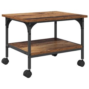 vidaXL Skrivarst&auml;ll Gammalt tr&auml; 50 x 40 x 38 cm Konstruerat tr&auml;