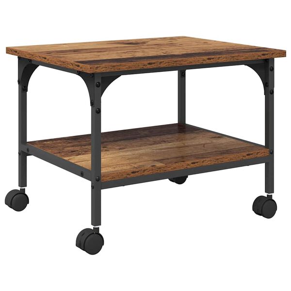 vidaXL Skrivarst&auml;ll Gammalt tr&auml; 50 x 40 x 38 cm Konstruerat tr&auml;