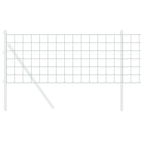vidaXL Eurog&auml;rdsel Gr&ouml;n 0,4 x 25 m PVC-belagt j&auml;rn