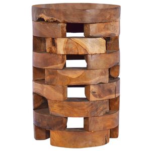 vidaXL S&auml;ngbord 30x30x45 cm massiv teak