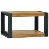 vidaXL V&auml;ggmonterat badrumssk&aring;p 60x45x35 cm massiv teak