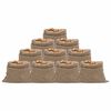 vidaXL Jutes&auml;ckar 10 st 100x110 cm 100% jute 220 gsm