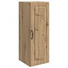 vidaXL V&auml;ggmonterat sk&aring;p 33 x 34,5 x 90 cm Konstruerat tr&auml; Artisan-ek