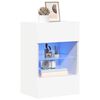 vidaXL N&aacute;stenn&eacute; skrinky s LED osvetlen&iacute;m pre TV 2 st vit 40x30x60,5 cm