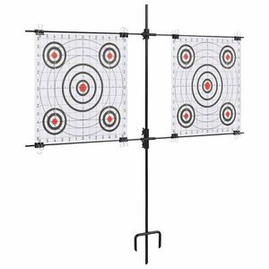 vidaXL M&aring;ltavla med stativ och papper 78x76 cm st&aring;l