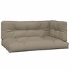 vidaXL Palldynor 3 st taupe tyg