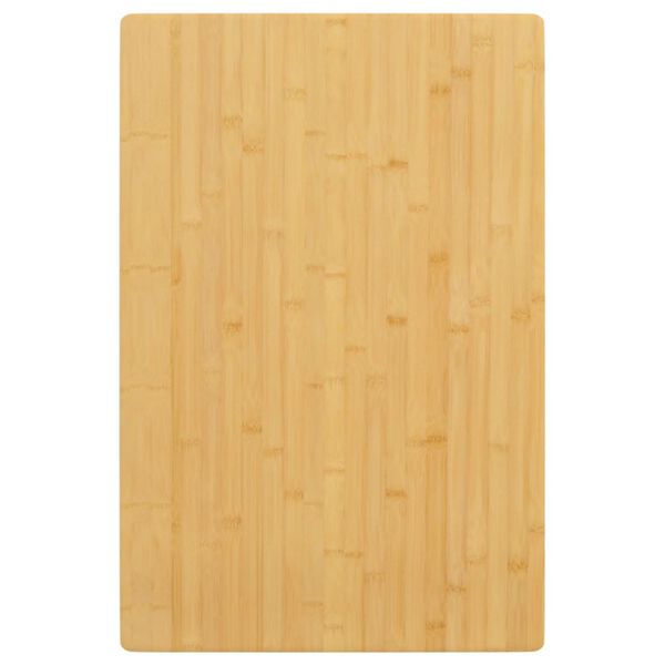 vidaXL Bordsskiva 60x100x4 cm bambu