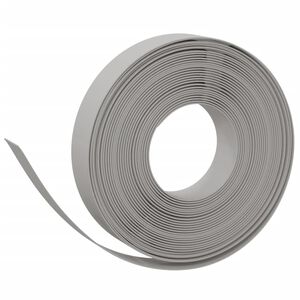 vidaXL Rabattkant gr&aring; 10 m 10 cm polyeten