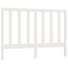 vidaXL S&auml;nggavel vit 166x4x100 cm massiv furu