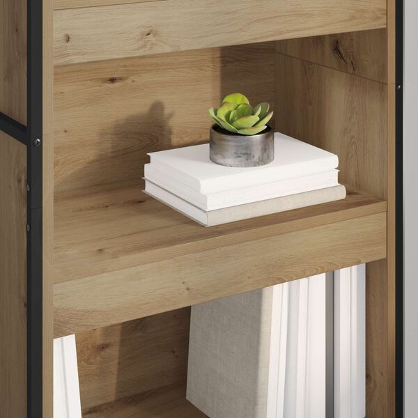 vidaXL Boksk&aring;p 2 pcs Artisan Ek 80 x 30 x 155 cm Konstruerat tr&auml;