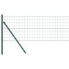 vidaXL Euro St&auml;ngsel Markf&auml;ste 10 x 0,4 m PVC-belagda st&aring;l Gr&ouml;n Mesh