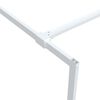 vidaXL Duschvägg vit 80x195 cm klart ESG-glas