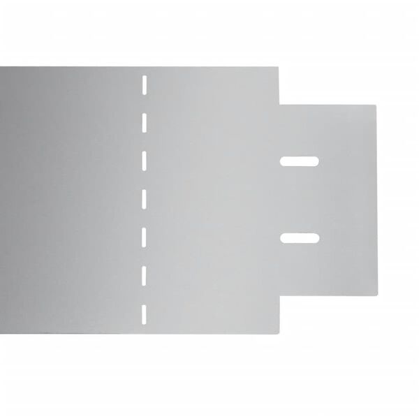 Trädgårdsstaket galvaniserat stål 100 x 14 cm set om 5