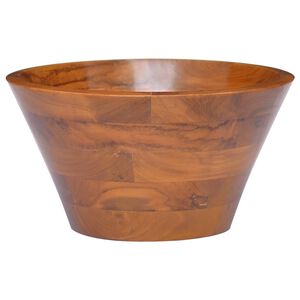 vidaXL Handfat i massiv teak &Phi;40x20 cm