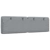 vidaXL Headboard Cushion Light Grey 160 cm Fabric
