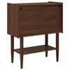 vidaXL Konsolbord BILBAO M&ouml;rk karamell 80 x 40 x 95 cm