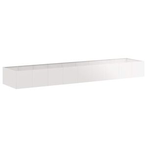 vidaXL Planteringsk&auml;rl 360x80x40 cm rostfritt st&aring;l