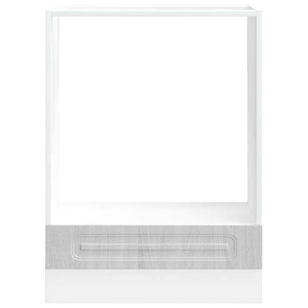 vidaXL &Ouml;versk&aring;p Kalmar gr&aring; sonoma konstruerat tr&auml;