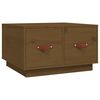 vidaXL Soffbord honungsbrun 60x53x35 cm massiv furu