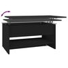vidaXL Soffbord svart 80x50x40 cm konstruerat trä