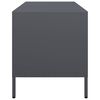vidaXL Tv-bänk antracit 101,5x39x43,5 cm kallvalsat stål