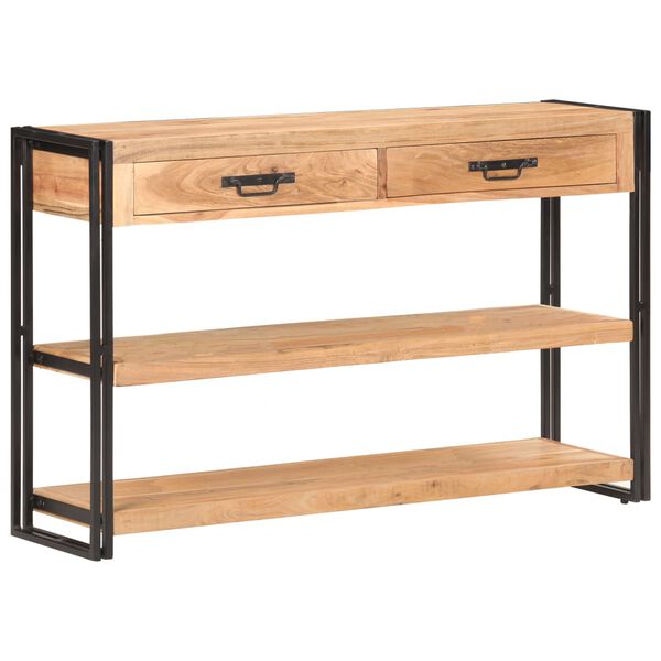 vidaXL Skänk 120x30x75 cm massivt akaciaträ